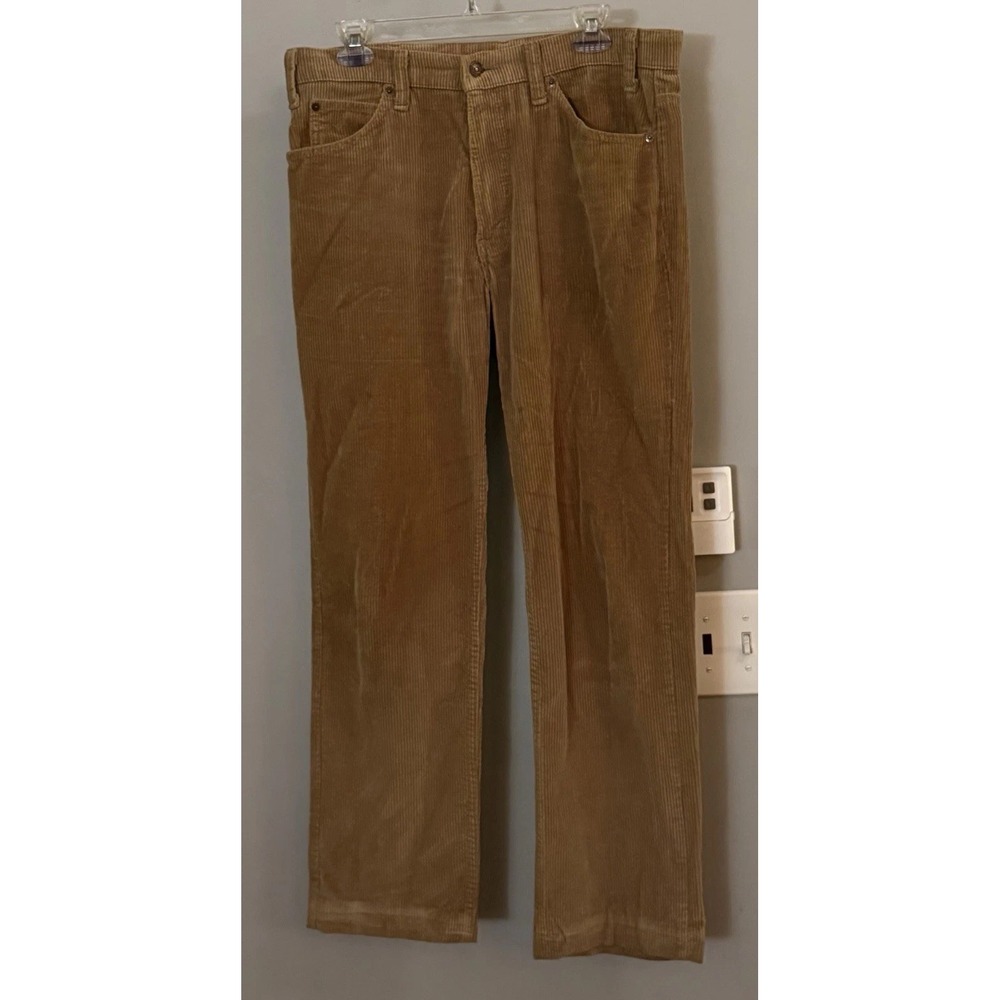Levis Pants Vintage Corduroy Big E Vintage Two Horse Brand 80s 34x31.5‎ Notes